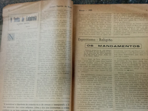 Imagen 4 de 4 de Revista Espirita Do Brasil Nº 3 * Marzo 1950 *