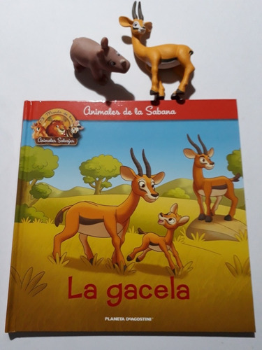 La Gacela - Libro + Juguete - Animales De La Sabana