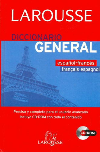 Libro Larousse Diccionario General Español Frances Francais