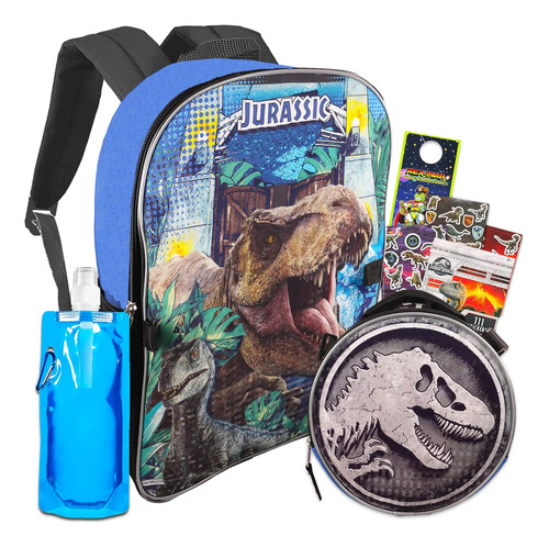 Set De Mochila Y Lonchera Fast Forward Jurassic World, 16