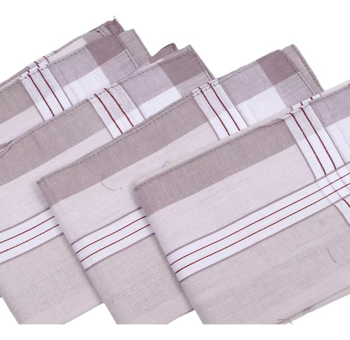 12 Pañuelos De Algodón De 40 Cm Para Hombre, Pañuelos Para P