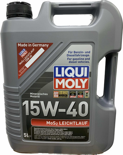 Aceite Mineral 15w 40 Mos2 Liqui Moly 5lts