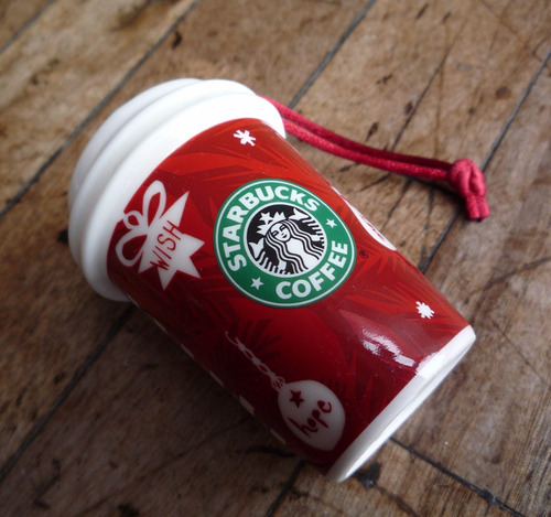 Starbucks Porcelana Colgante Vaso Guirnalda Colecci 29617swt