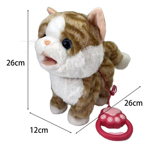 Gato Eléctrico, Encantador Juguete De Peluche, La Estilo C