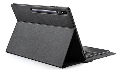 Funda De Cuero Con Teclado Bluetooth Para Samsung Tab S7/s8