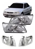 Comprar Juego De Opticas Y Faros Giro Toyota Corolla 2000 2001 2002