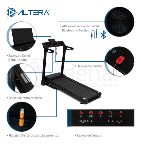 Imagen 5 de 6 de Caminadora Electrica 3 Hp Con Motor Ac Gimnasio Casa Fitness