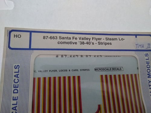 Imagen 2 de 6 de Nico Calcas Valley Flyer Santa Fe Microscale H0 (tma 11c)