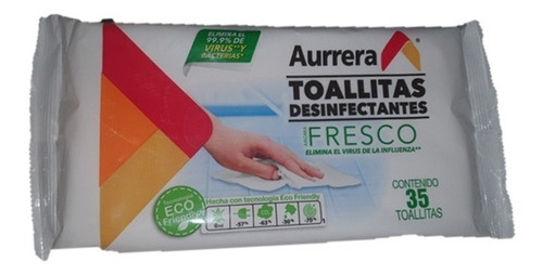 35 Toallitas Desinfectantes Aurrera (sobre)