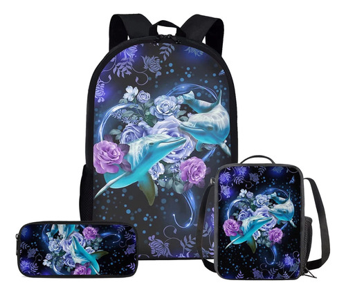 Showudesigns Mochila Estampado Moda Para Niño Niña Poliester