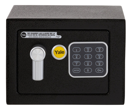 Caja De Seguridad Yale Mini Negro 4,2 Lts.