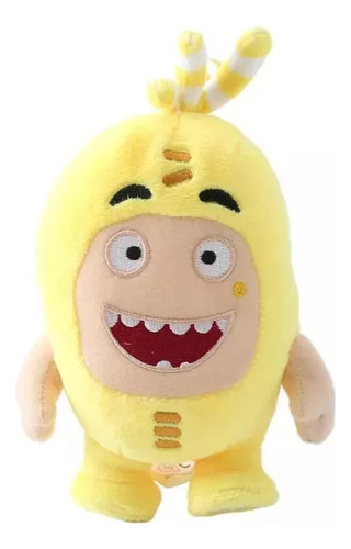 Peluche Soft Oddbods De 18 Cm Con El Logotipo De Newt Bubble