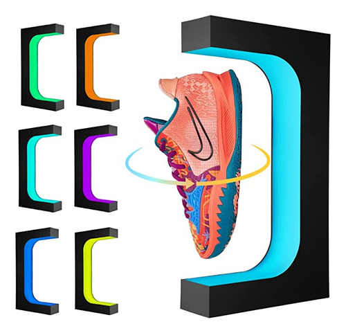 Estante Flotante Para Zapatos Con Control Led, 16 Colores G.