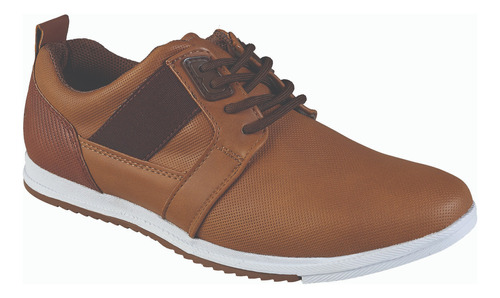 Zapato Casual De Caballero Estilo 3714 Color Camel 