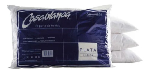 Almohada 50x70 Linea Plata Ct Teoytino Cs