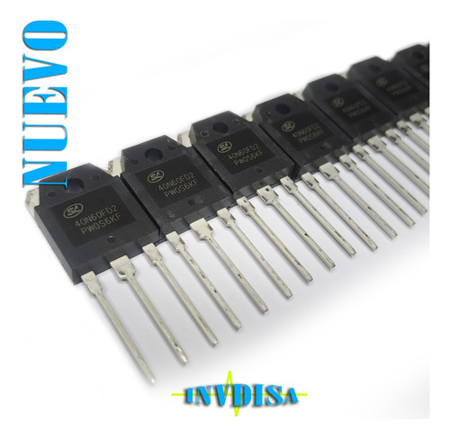 10pzas Transistor Igbt Sgt40n60fd2 40n60fd2 40n60 Original (Usado)