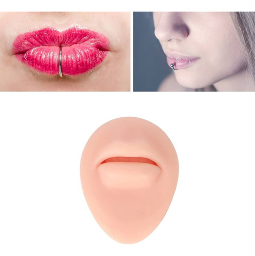 Labios Silicona Micropigmentación Tatuaje Exhibidor Piercing
