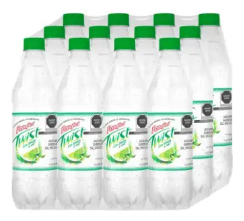 2 Pza Agua Mineral Peñafiel Twist Limón 12 Pzas De 600 Ml C/