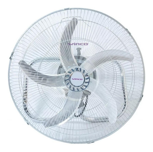Ventilador 3 en 1 Winco W118 negro con 5 palas color gris de aluminio, 18" de diámetro 220 V
