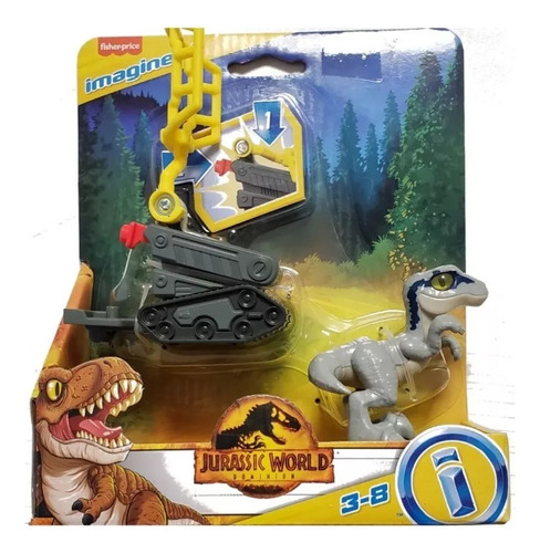 Imaginext Jurassic World Dinosaurio Bebe Beta Con Trampa
