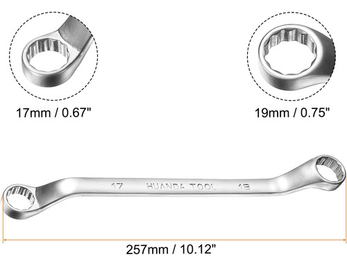 Llave De Trinquete Extra Larga De 0.669 X 0.748pulgada Con D