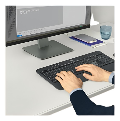 Kit De Teclado Y Mouse Inalámbrico Logitech Mk540 En Español