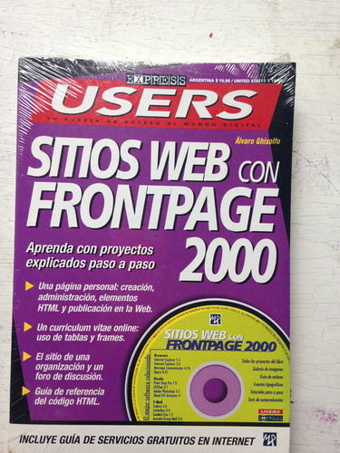 Sitios Web Frontpage 2000 (incluye Cd) Alvaro Ghisolfo