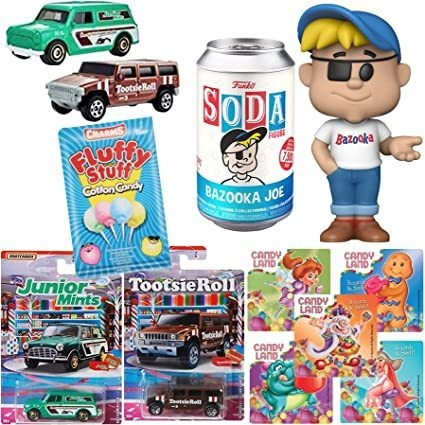 Joe Bazooka Sweet Figure Cars Soda Pop Gum Culture Lata Con