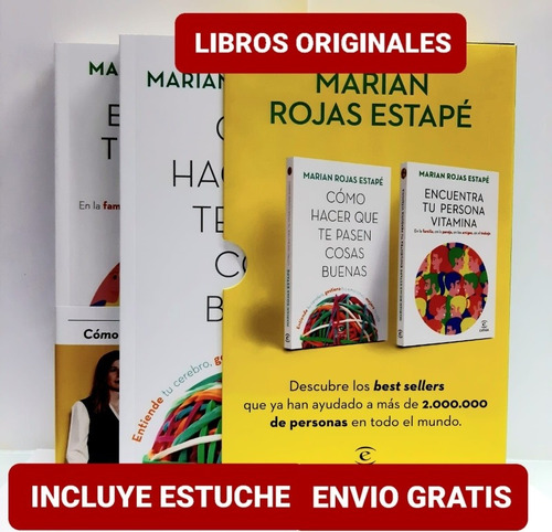 Estuche Marian Rojas Estapé ( Libros Nuevos Y Originales )