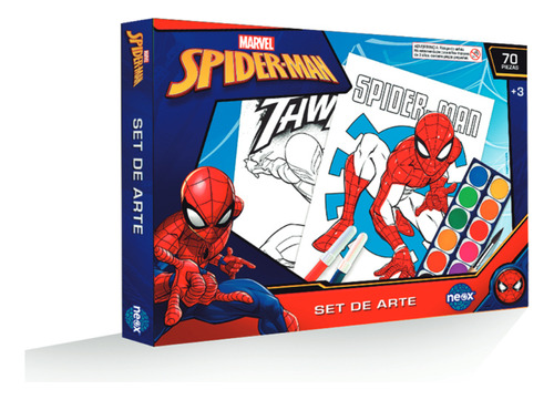 Set De Arte Neox Spiderman 70 Piezas Universo Binario