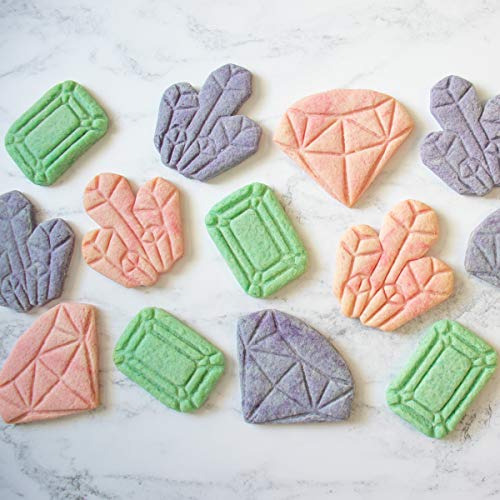 Juego De 3 Cortadores De Galletas Con Piedras Preciosas (dis