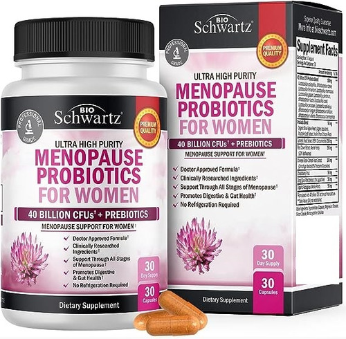 Bioschwartz Menopausia Probióticos Para La Mujer 30unids