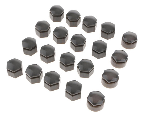 4 X 20 Unids Gris Rueda Tuerca Tornillo Cubierta Tornillo