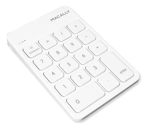 Teclado Numérico Bluetooth Macally 18 Teclas Inalámbrico