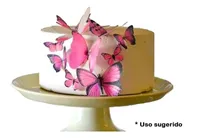 Comprar Figuras De Oblea Mariposas Comestibles Cupcake Pastel 40 Pzs