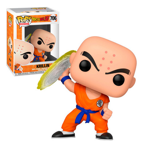 Krilin Con Disco Destructor #706 Dragon Ball Z Funko Pop!