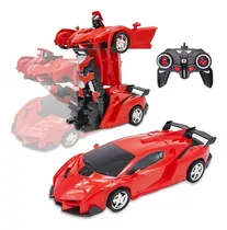 Comprar Robots Eléctricos De Deformación Rc 2 En 1 Para Automóviles Color Rojo