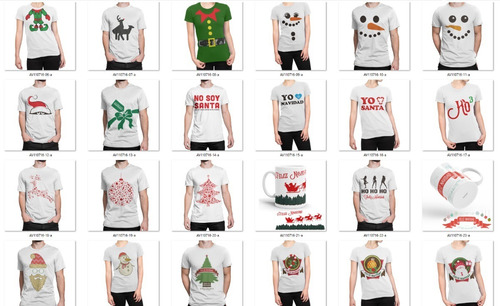 Vectores Digitales Navidad Vol1, Eps, Cdr, Pdf, Sublimar