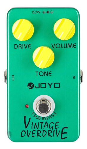 Pedal De Efecto Joyo Vintage Overdrive Jf-01 Verde