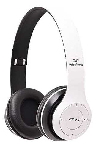 Auriculares Bluetooth P47 Running, color blanco