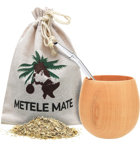 Taza De Yerba Mate, Bombilla De Acero Inoxidable, Kit De Yer