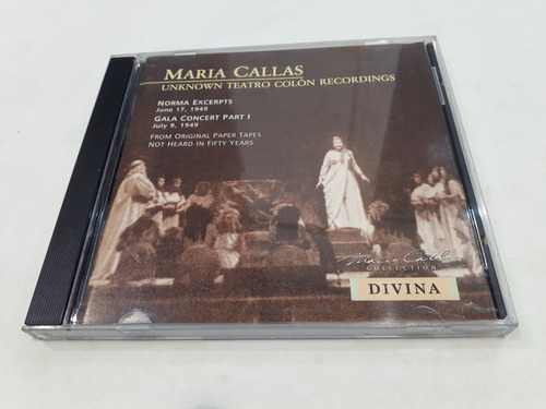 Unknown Teatro Colón Recordings, Maria Callas - Cd Nacional
