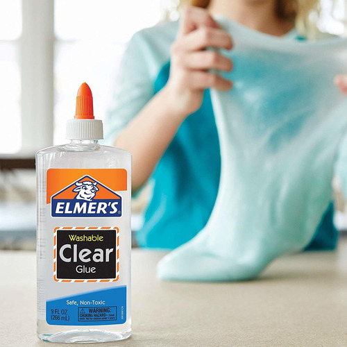 Pegamento Elmer School Líquido, Claro, Lavable, 5 Onzas, 24