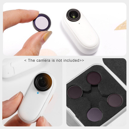 Imagen 9 de 9 de Telesin Is-flt-go2 - Kit De Filtro Para Cámara Con 4 Filtros