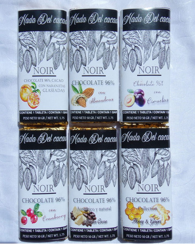 Tableta De Chocolate 96% X Unidad - Edicion Especial Frutos