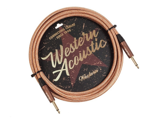 Cable Western Atx60 Textil De Guitarra Acustica 6m