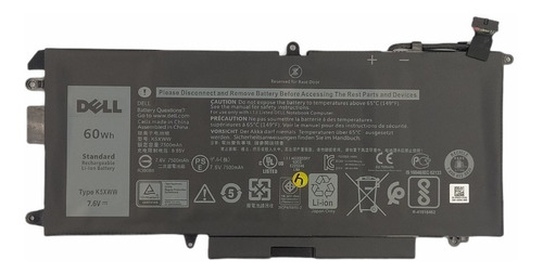 Bateria Dell Latitude 5285 5289 7389 7390 60wh K5xww