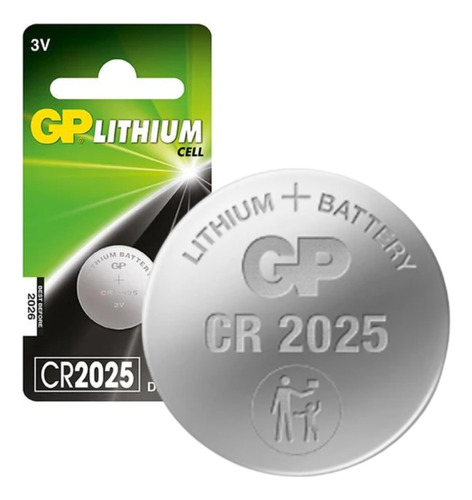 Pila Gp Lithium Tipo Moneda Cr2025