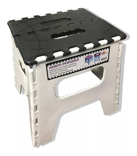Imagen 1 de 4 de Banqueta Plegable Camping Reforzada 100 Kg Banquito Plastico
