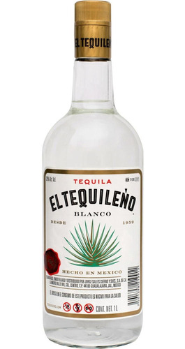 Caja De 12 Tequila Tequileño Blanco 1 L